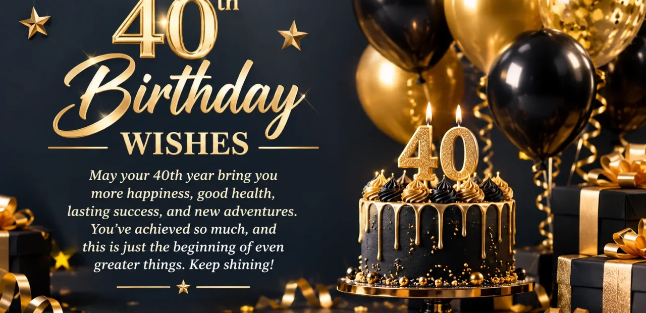 40th Birthday Wishes That Feel Honest, Warm, and Worth Sending