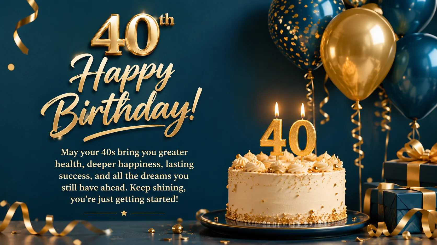 40th Birthday Wishes That Feel Honest, Warm, and Worth Sending