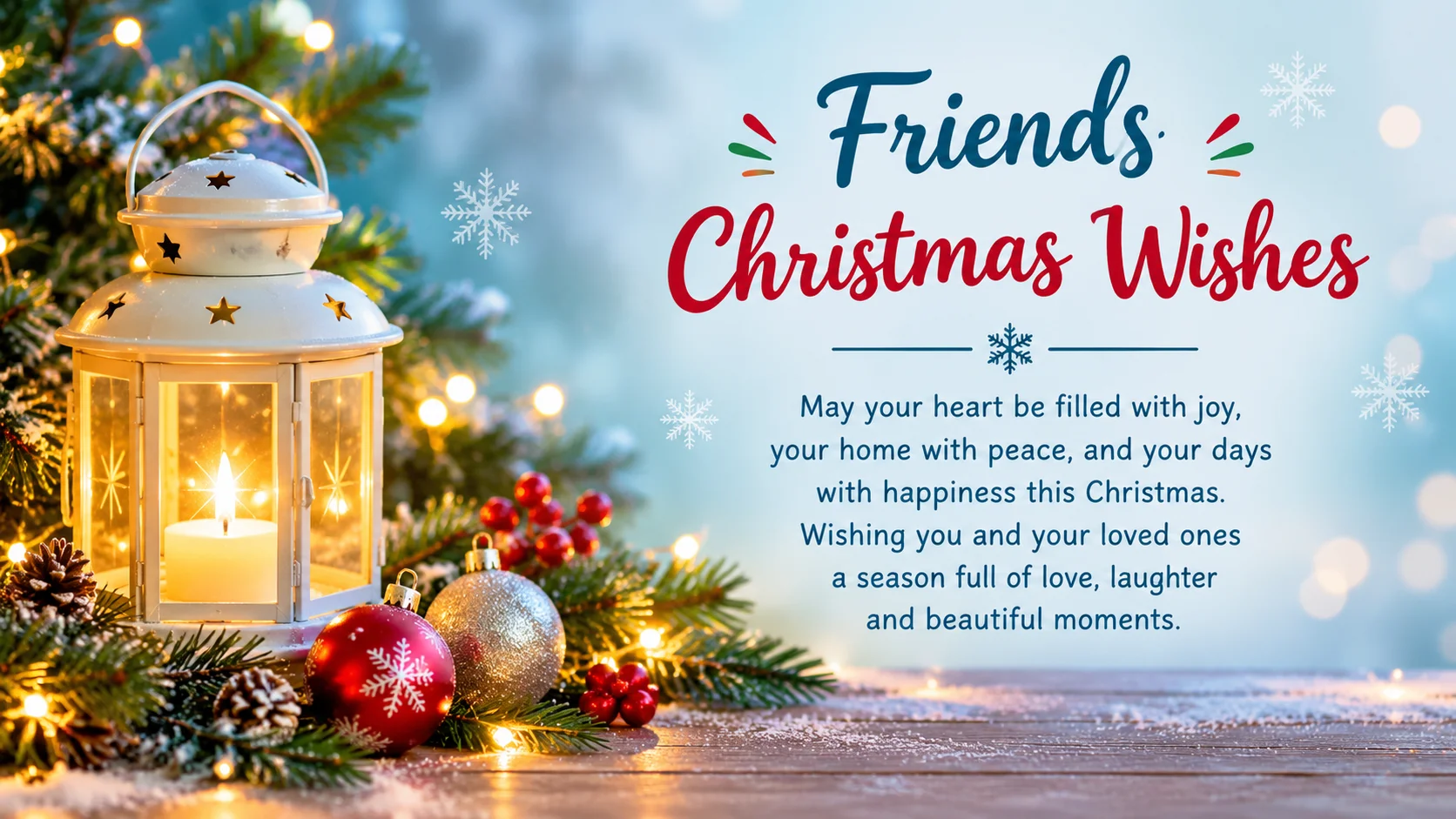 Friends Christmas Wishes That Say More Than "Merry Christmas"