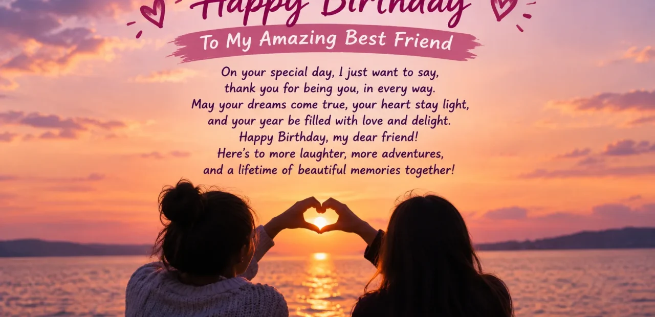 Girl Best Friend Birthday Wishes She’ll Actually Save
