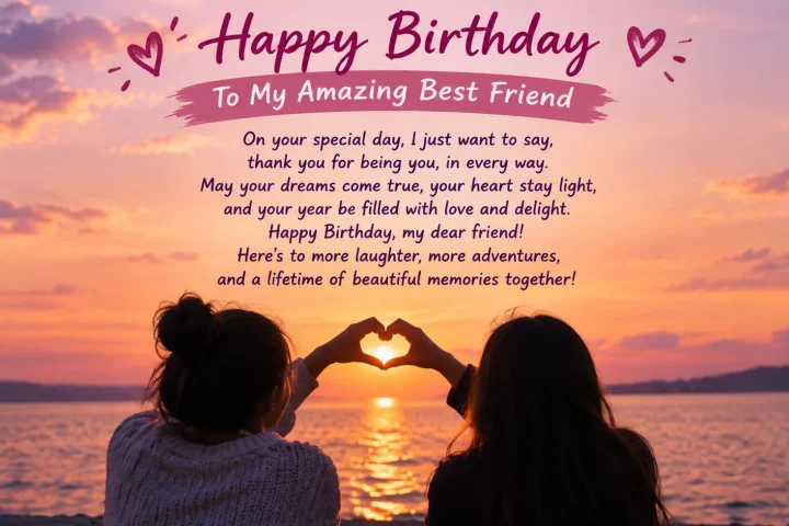 Girl Best Friend Birthday Wishes She’ll Actually Save