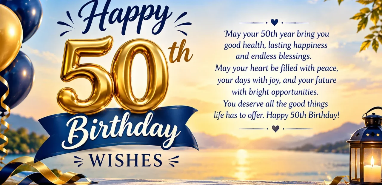 Happy 50th Birthday Wishes for Everyone Turning the Big One