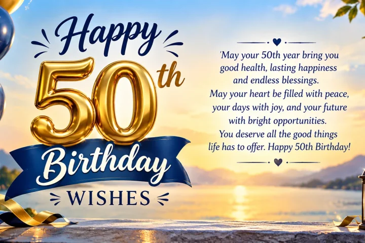 Happy 50th Birthday Wishes for Everyone Turning the Big One