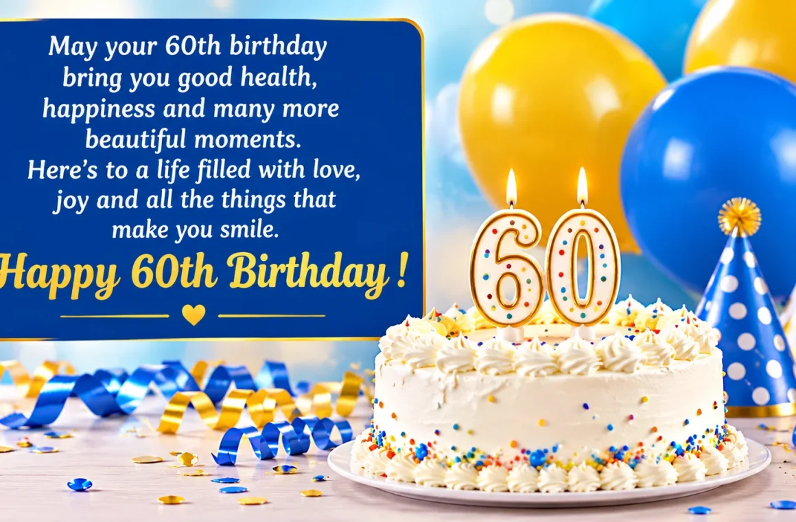 Happy 60th Birthday Wishes That Honour Six Decades Well Lived