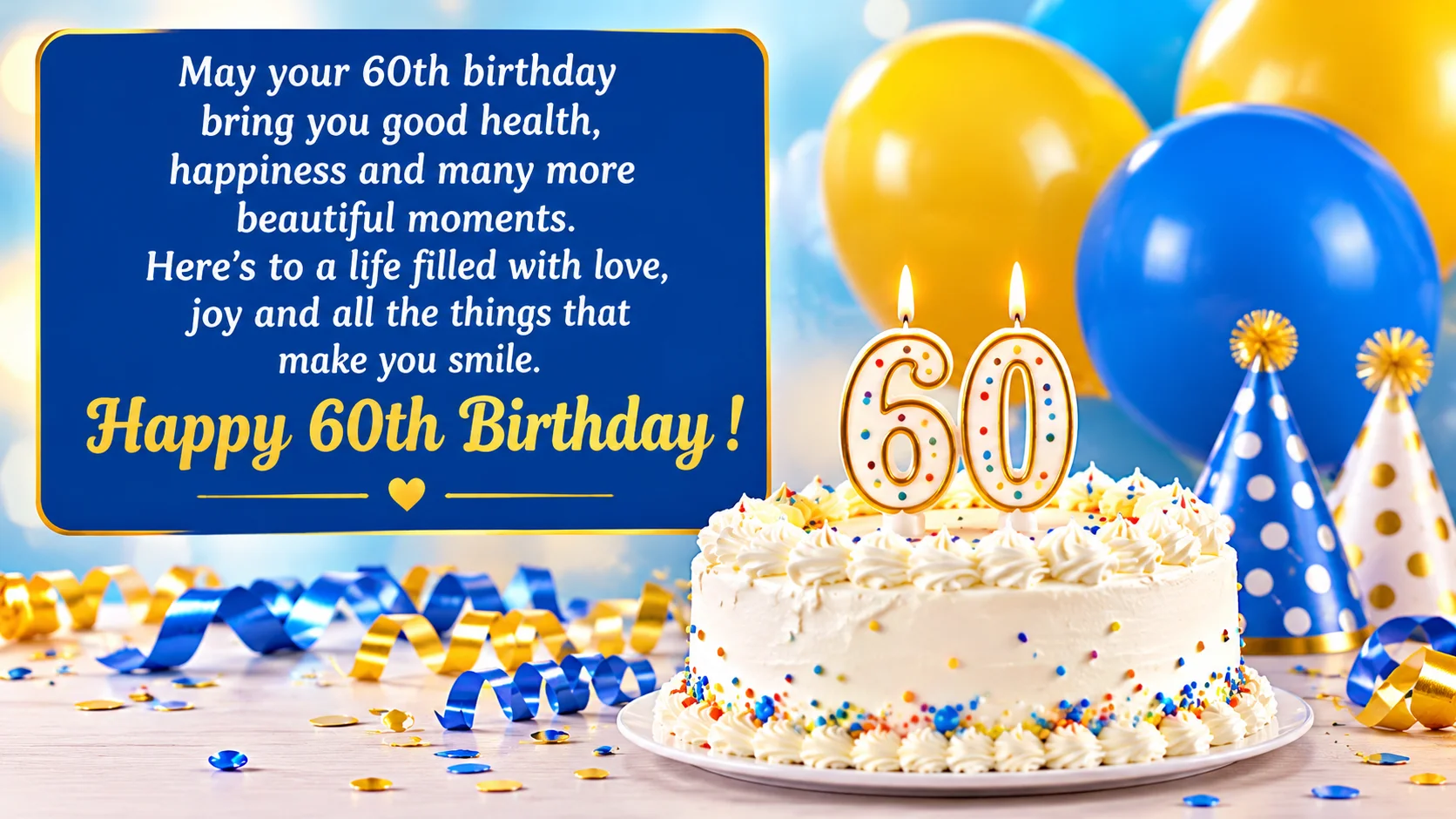 Happy 60th Birthday Wishes That Honour Six Decades Well Lived