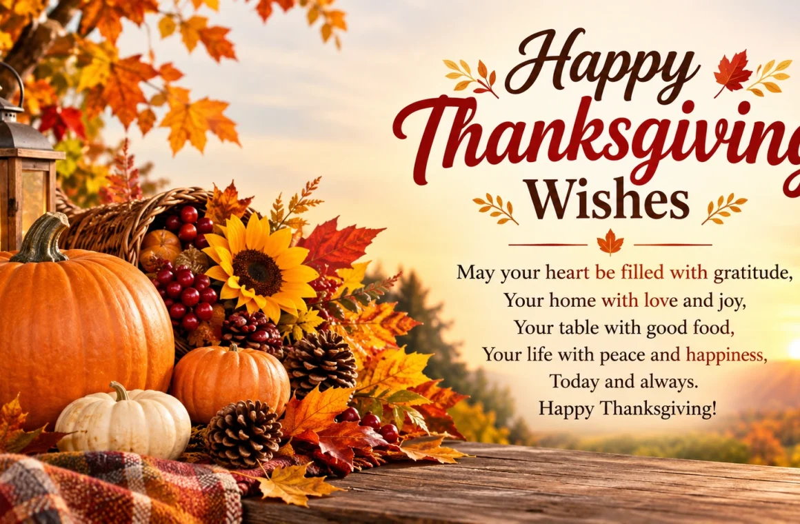 Happy Thanksgiving Wishes for Family, Friends, and Everyone In Between