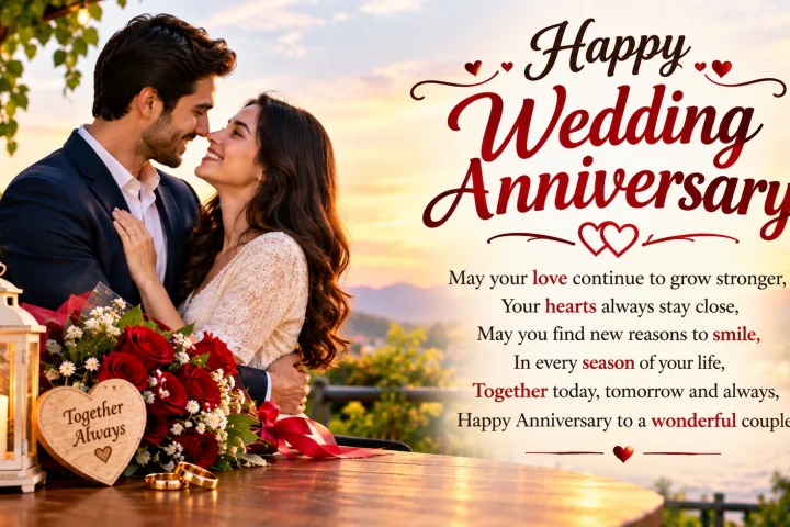 Happy Wedding Anniversary Wishes for Every Couple and Every Year