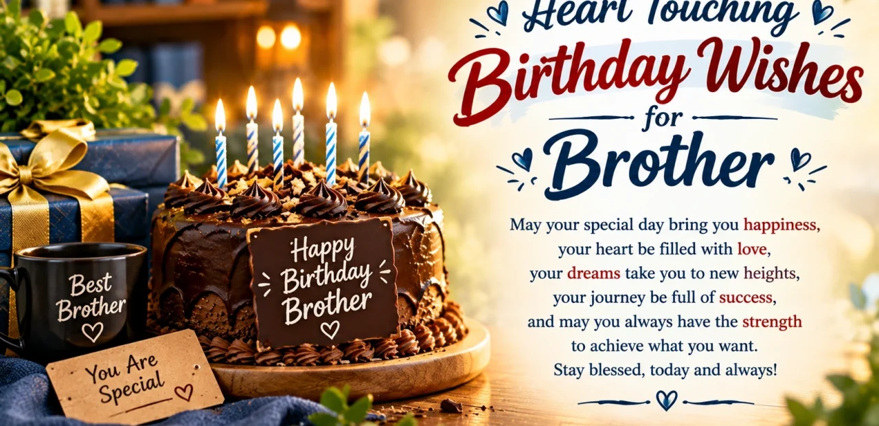 Heart Touching Birthday Wishes for Brother That Actually Sound Like You