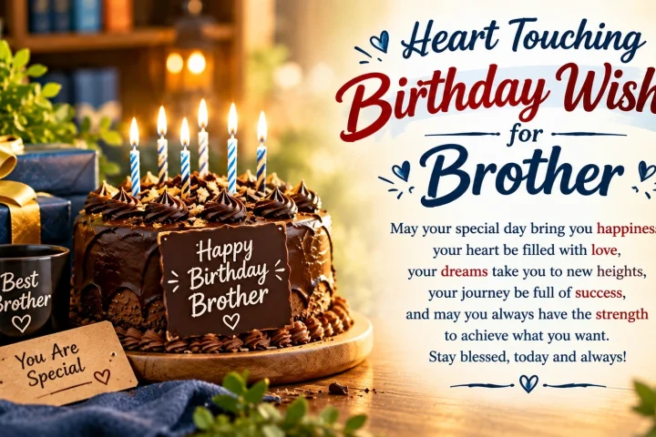 Heart Touching Birthday Wishes for Brother That Actually Sound Like You