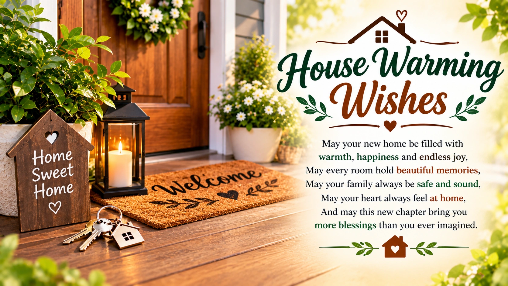 House Warming Wishes for Every New Home and Neighbor