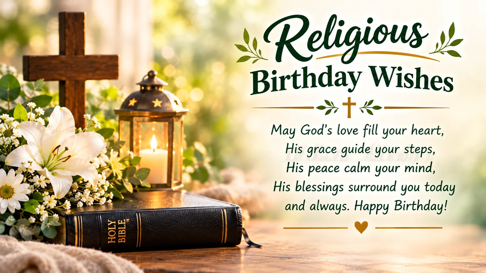 Religious Birthday Wishes for Family, Friends, and Loved Ones