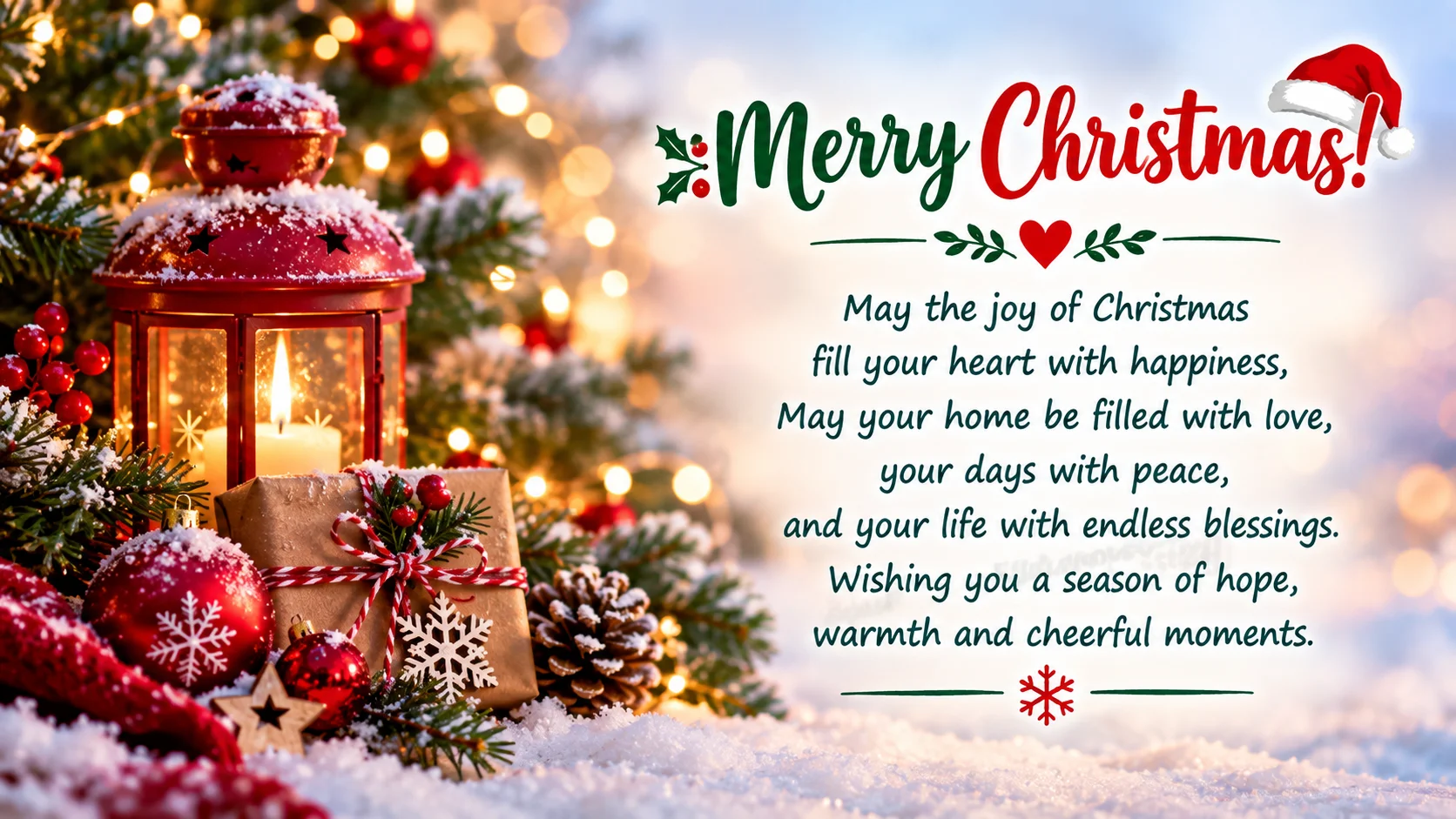 Short Christmas Wishes for Cards, Texts, and Quick Sends