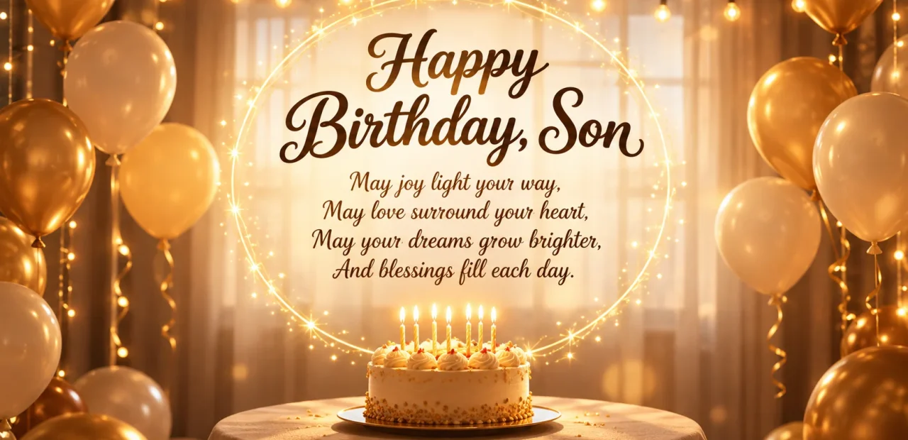 Blessing Birthday Wishes for Son to Send With Love and Prayer