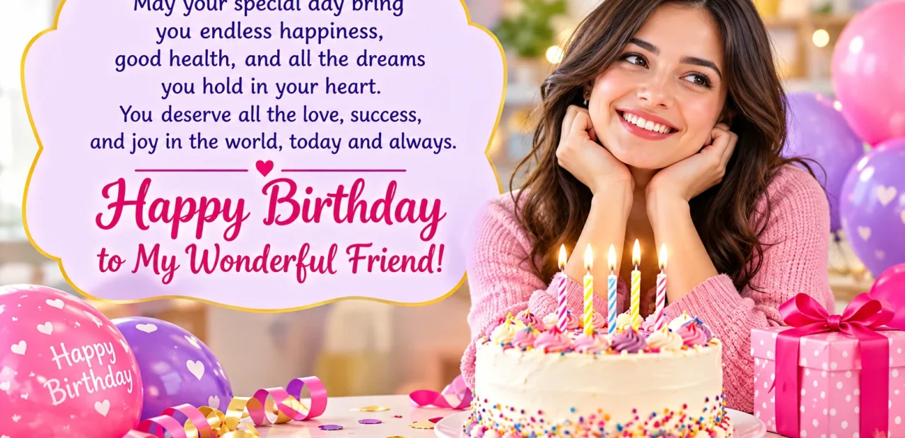 Female Happy Birthday Wishes for Friend: Words She’ll Want to Read Twice
