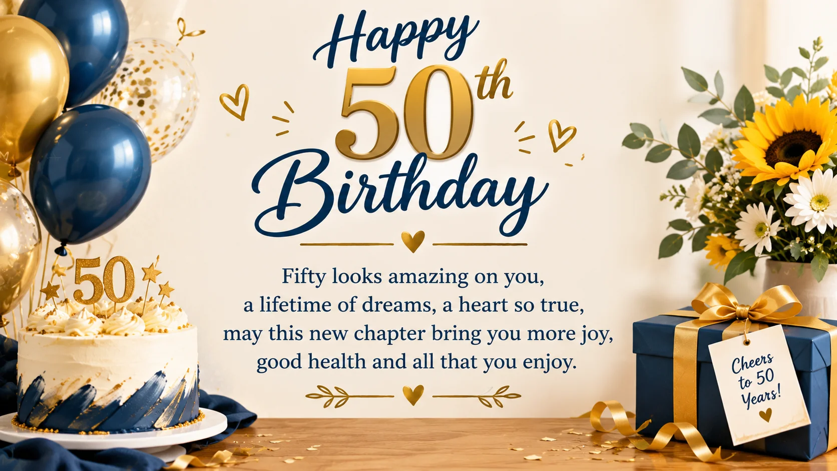 50th Birthday Quotes: Funny, Warm, and Sincere Lines