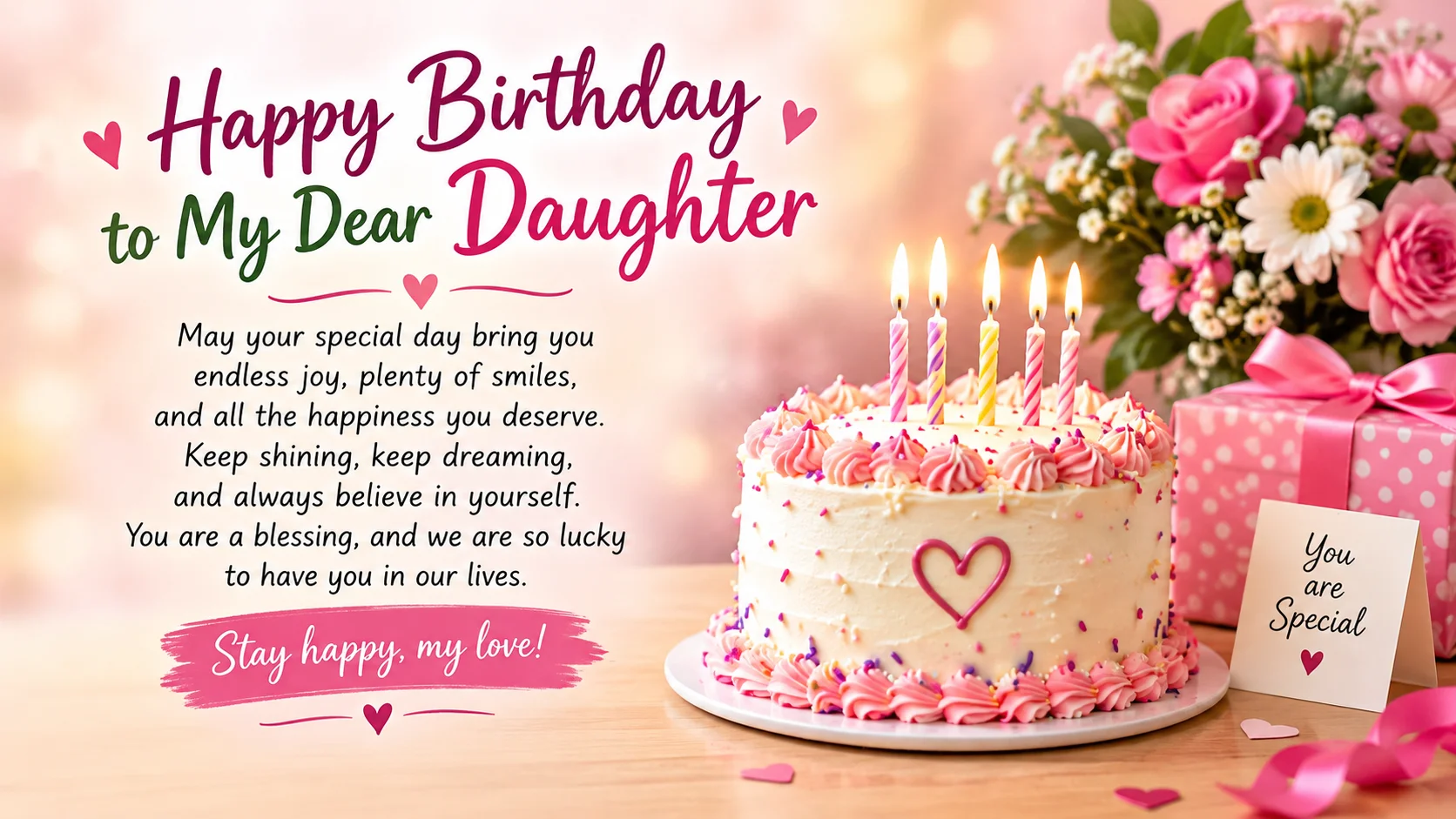 Daughter Birthday Wishes Sweet, Funny, and Heartfelt Messages for Every Age