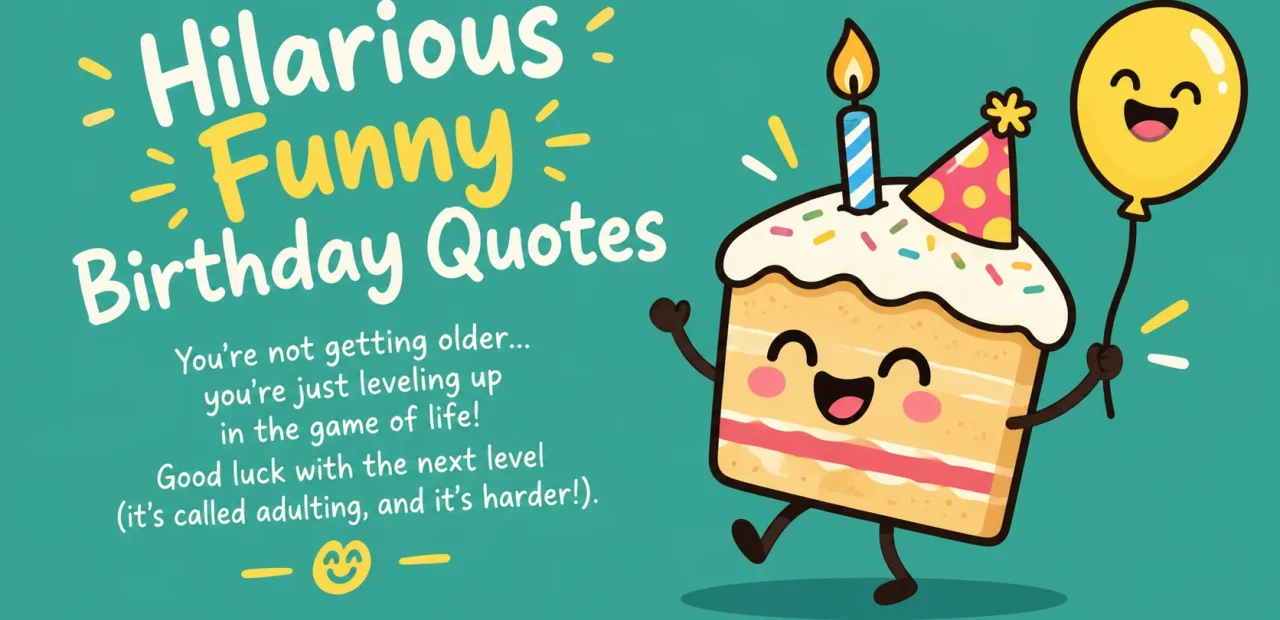Hilarious Funny Birthday Quotes: Lines That Actually Get a Laugh