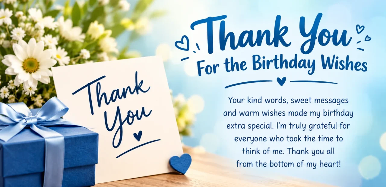 Thank You Message for Birthday Wishes: Warm Replies for Everyone Who Remembered