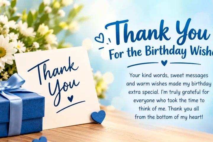 Thank You Message for Birthday Wishes: Warm Replies for Everyone Who Remembered