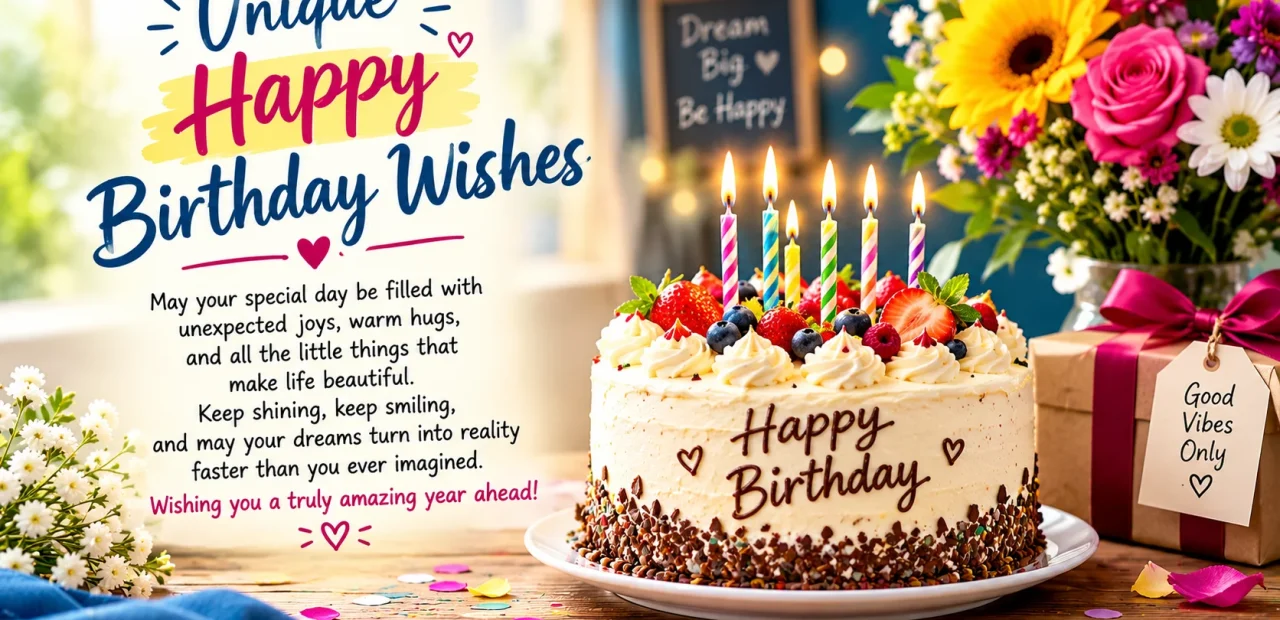 Unique Happy Birthday Wishes: Fresh Lines That Don’t Sound Like Everyone Else’s