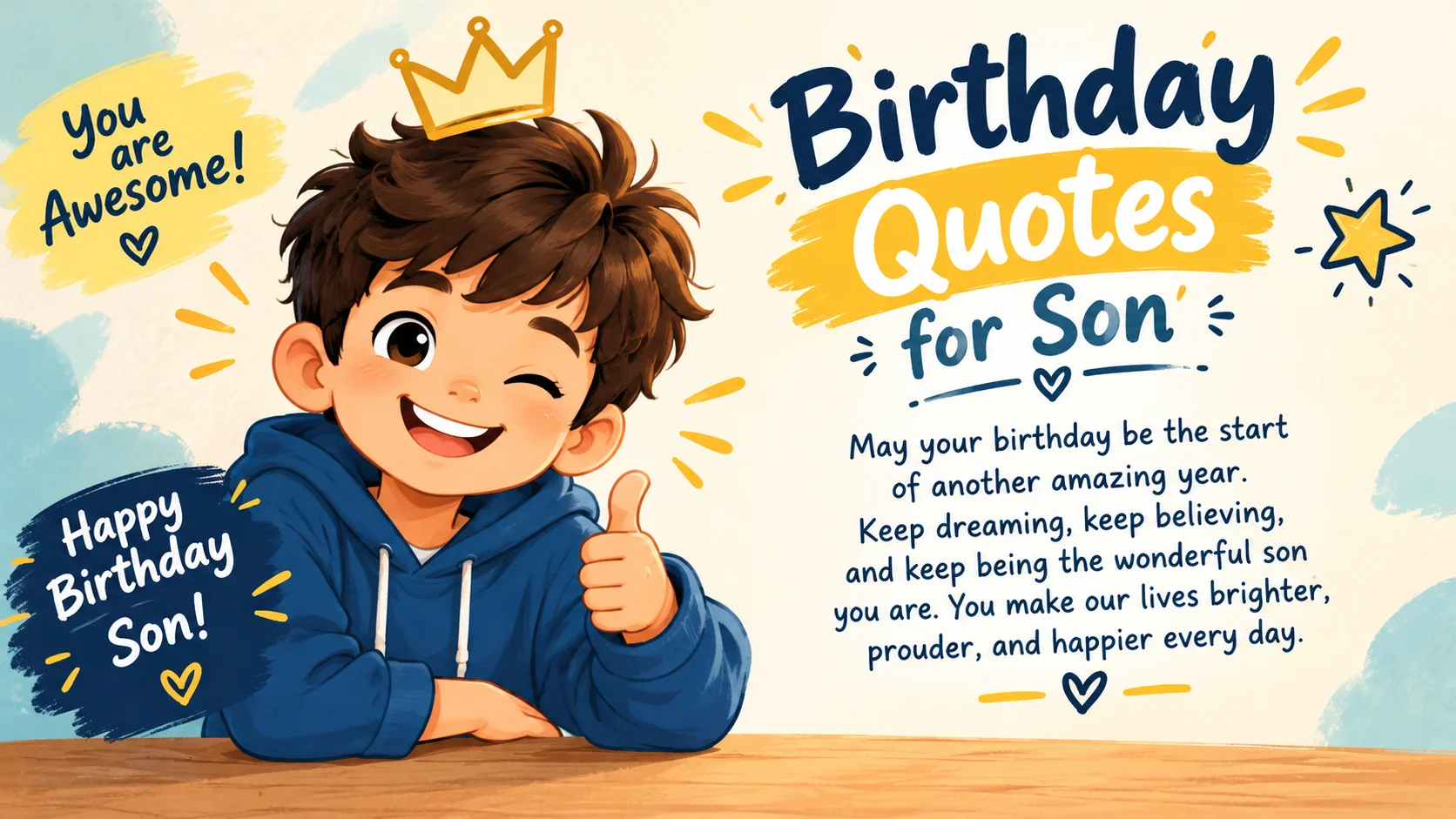 Birthday Quotes for Son: Sweet, Proud, and Funny Lines for Every Age