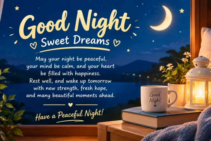 Good Night Wishes: Sweet Messages to Send Before Bed