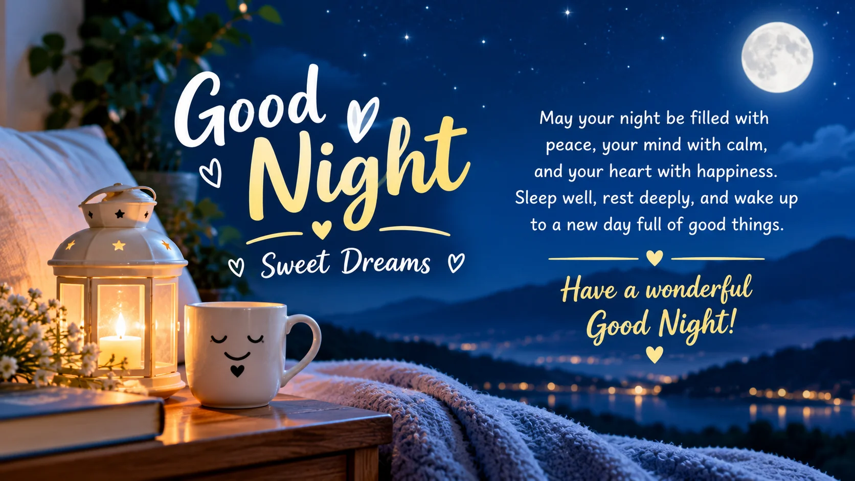 Good Night Wishes: Sweet Messages to Send Before Bed